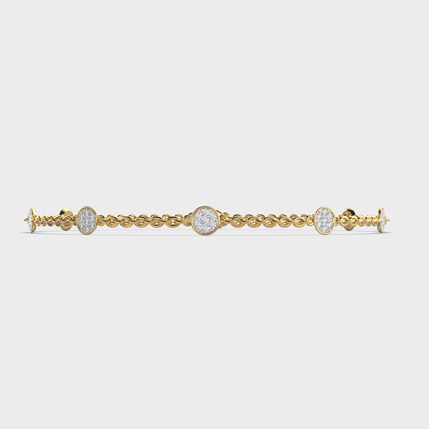 Refined Verge Diamond Bracelet