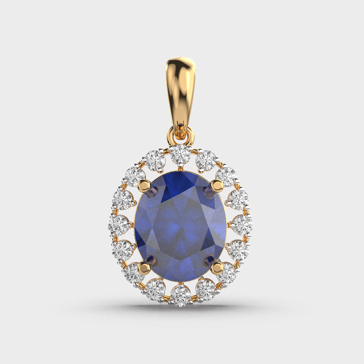 Midnight Charm Diamond Pendant