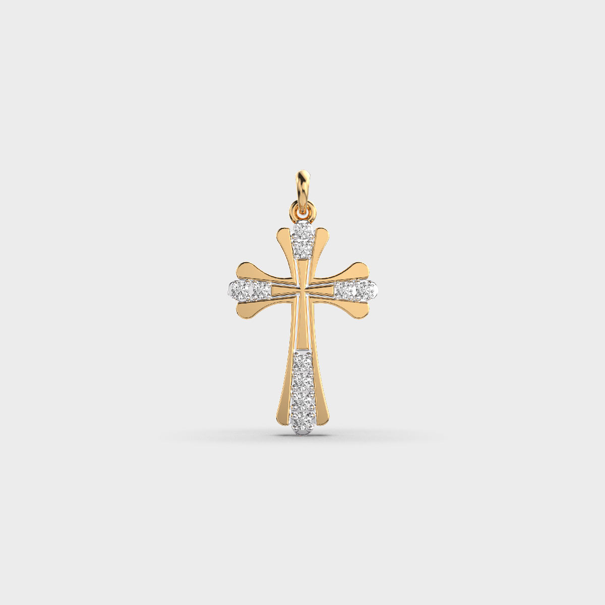 Holy Cross Diamond Pendant