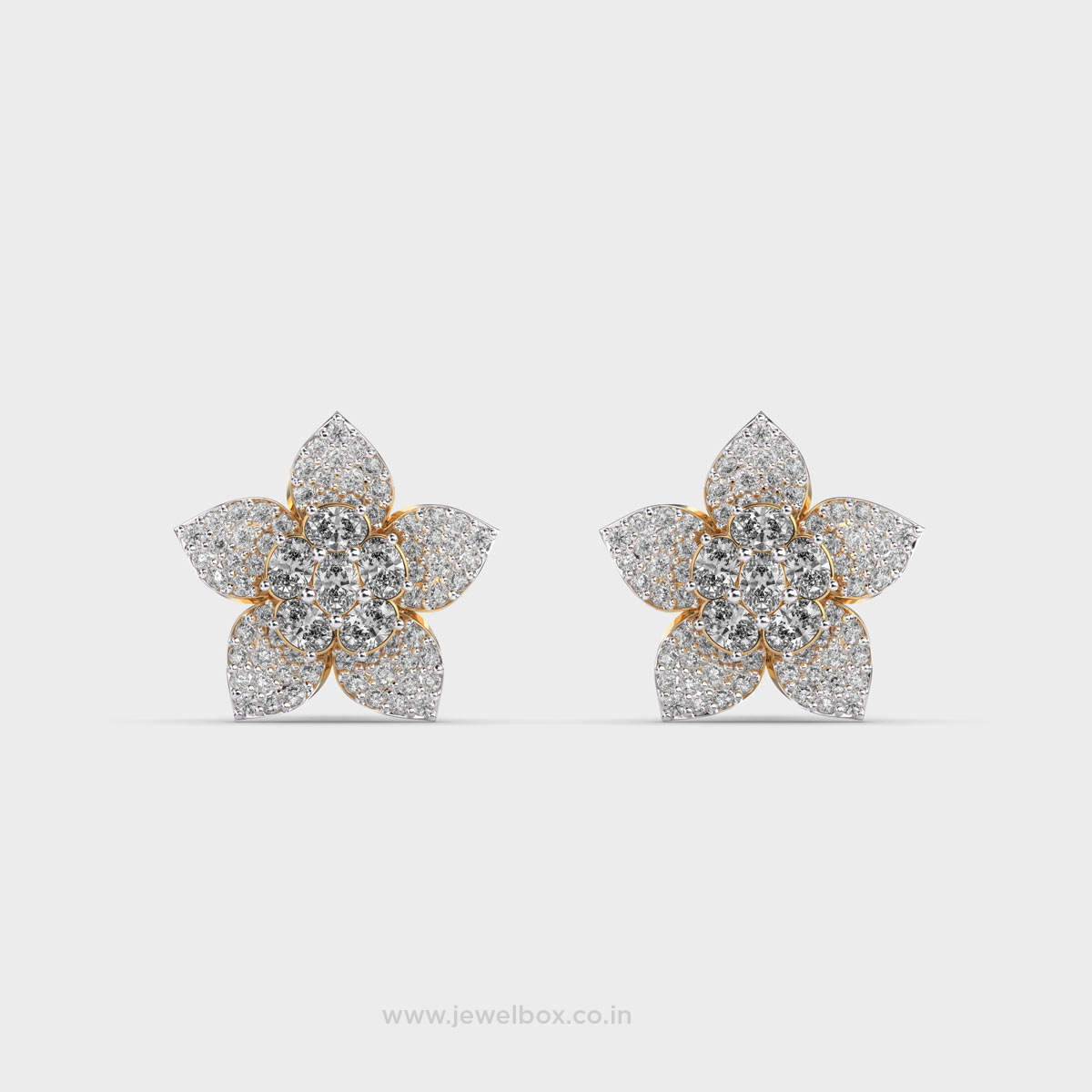 Bloom Belle Floral Diamond Earrings