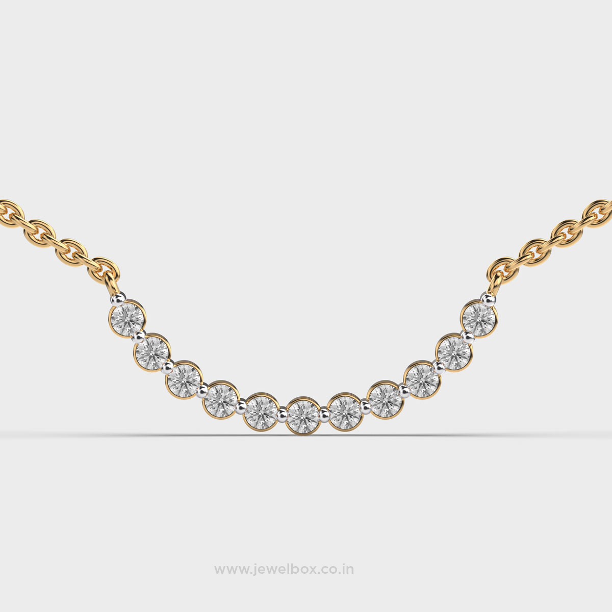 Twilight Trail Diamond Necklace with Chain