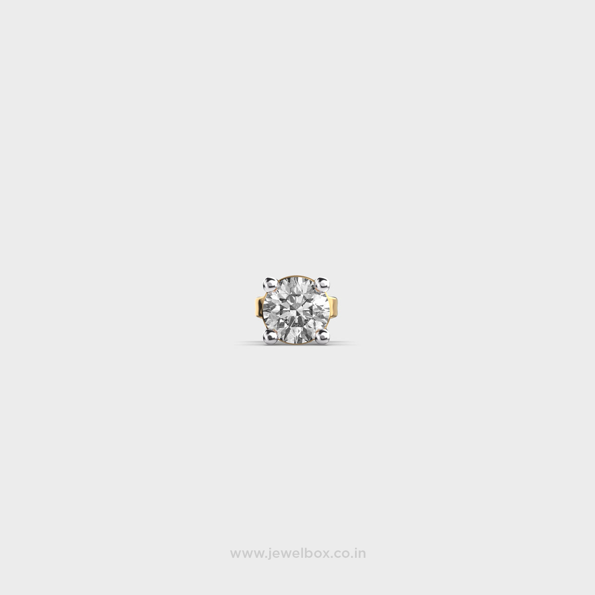 Crown Point Diamond Stud for Men