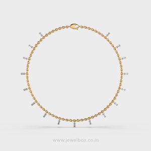 Golded Thread Diamond Bracelet