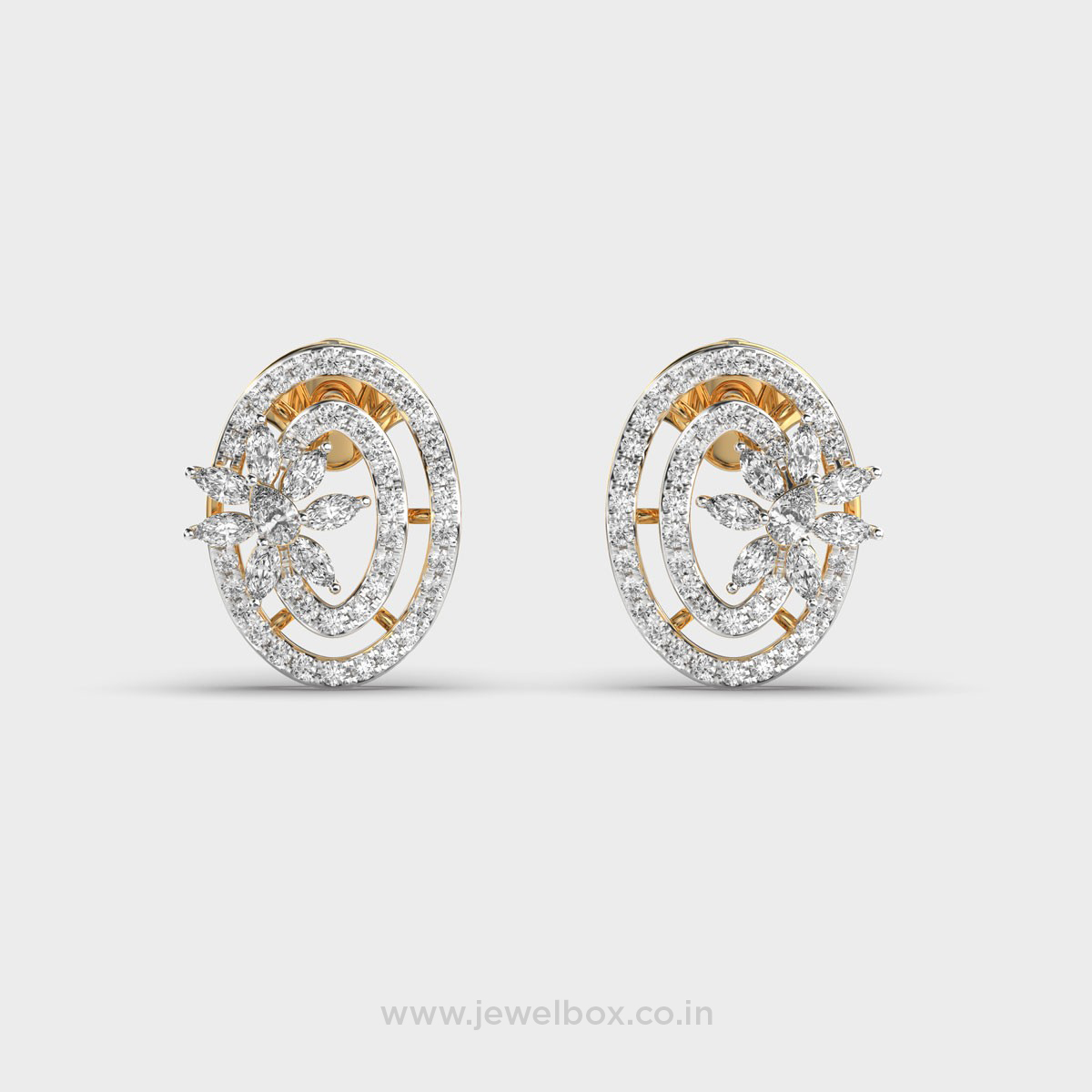 Celestial Sky Diamond Stud Earrings