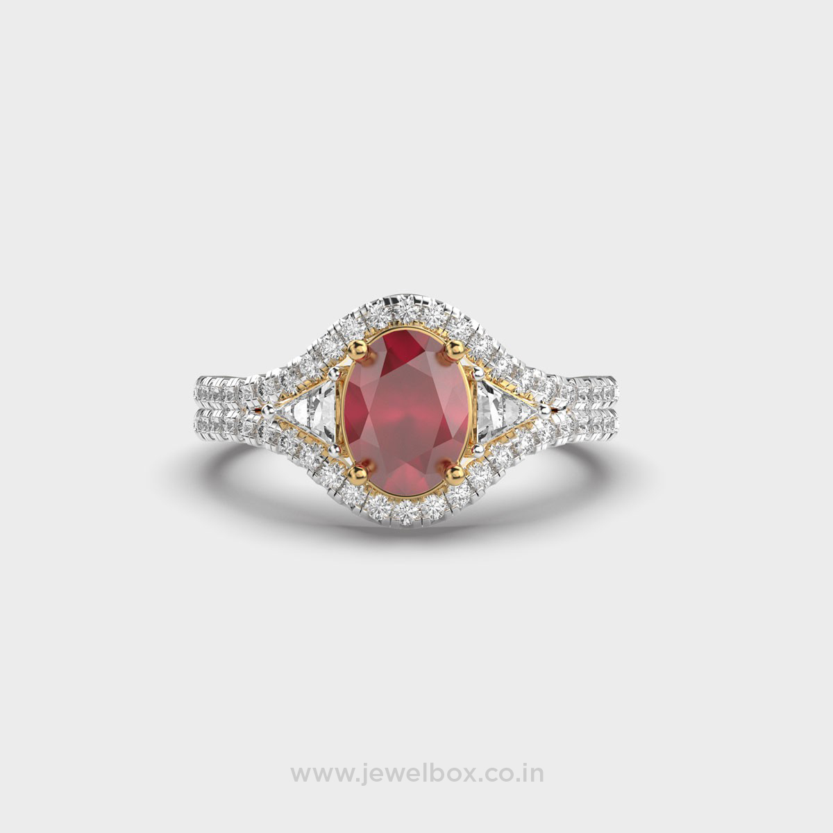 Red Bliss Diamond Ring