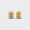 Amber Bliss Diamond Earrings