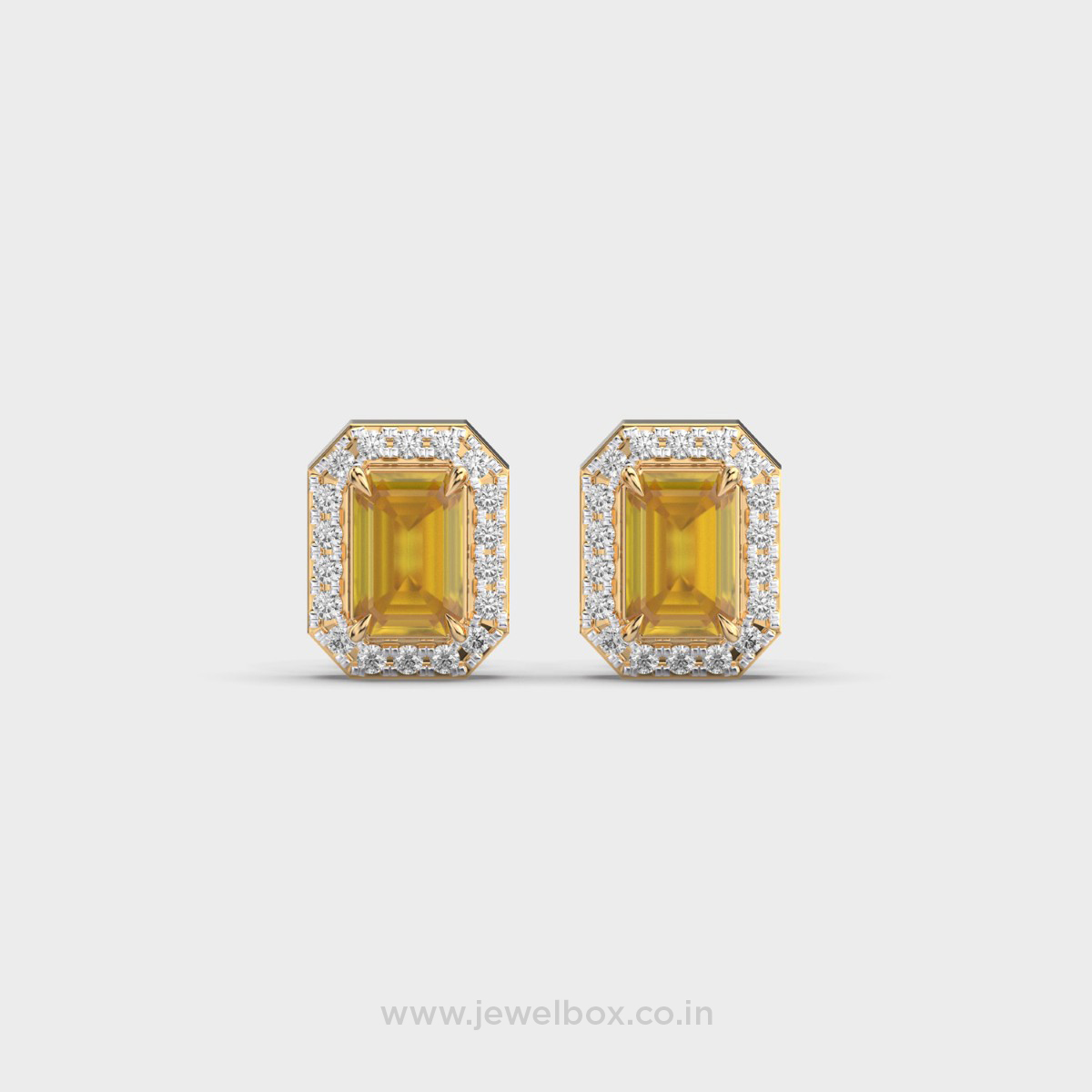 Amber Bliss Diamond Earrings