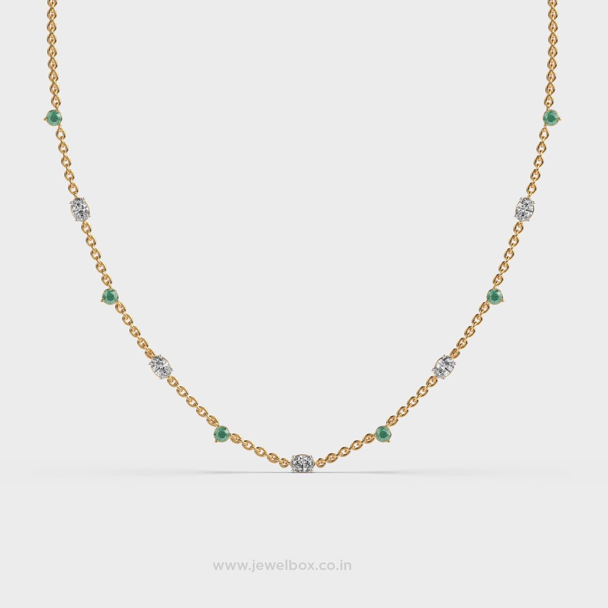 Solstice Cluster Diamond Necklace