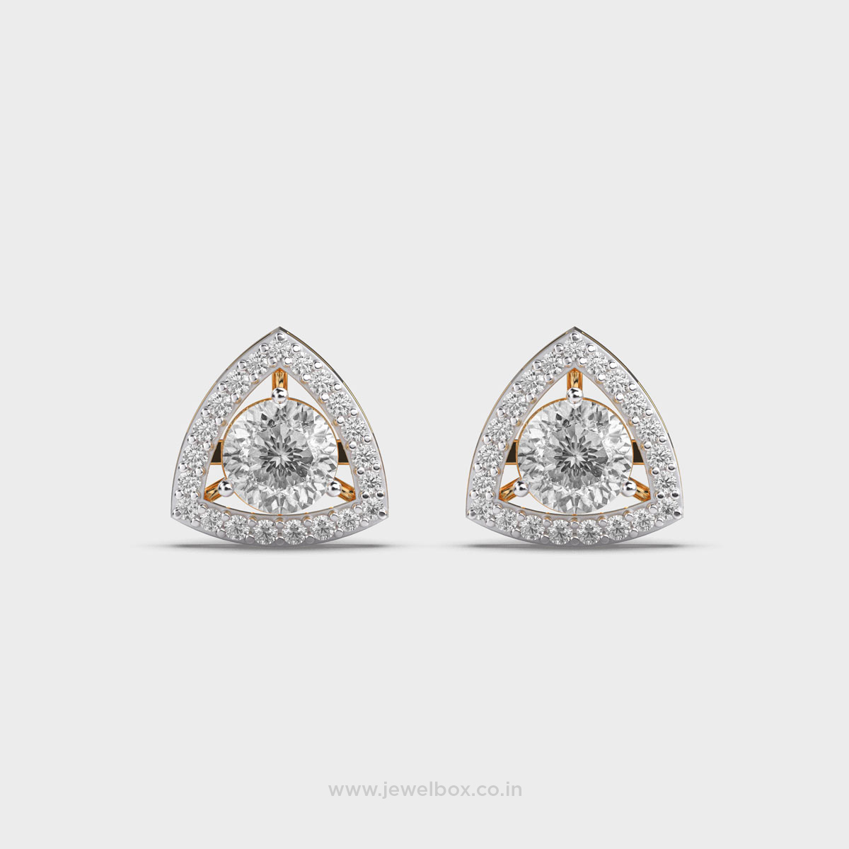Triangle Luxe Padma Cut Diamond Studs