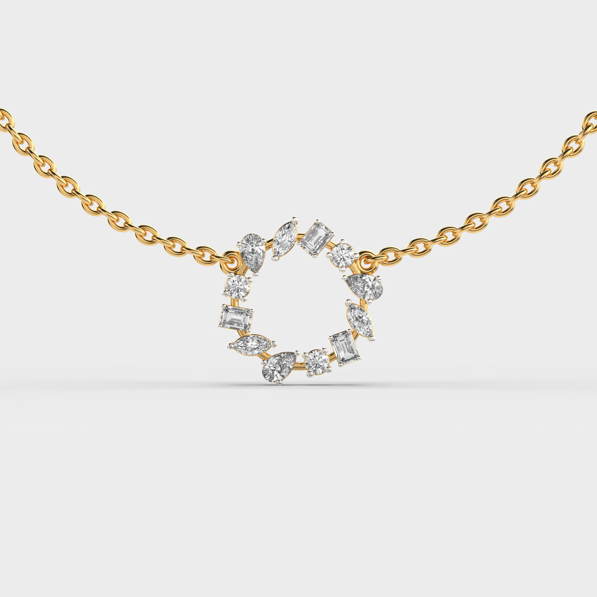 Central Charm Diamond Pendant