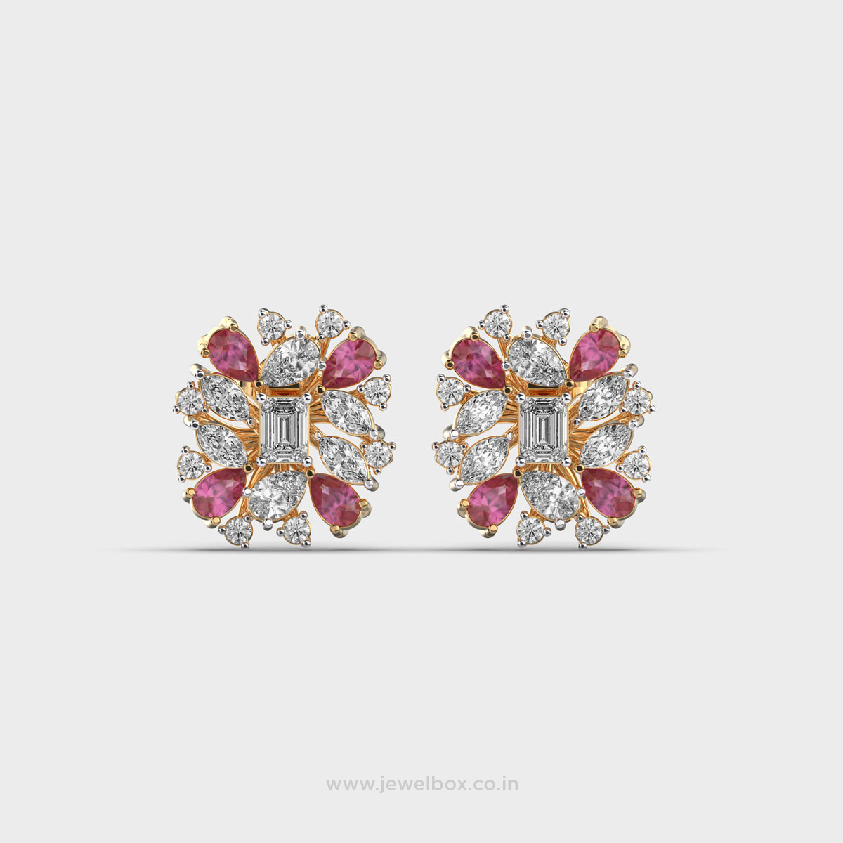 Petal Imperfection Diamond Studs