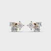 Abstract Love Diamond Studs