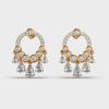 Regal Chime Diamond Earrings