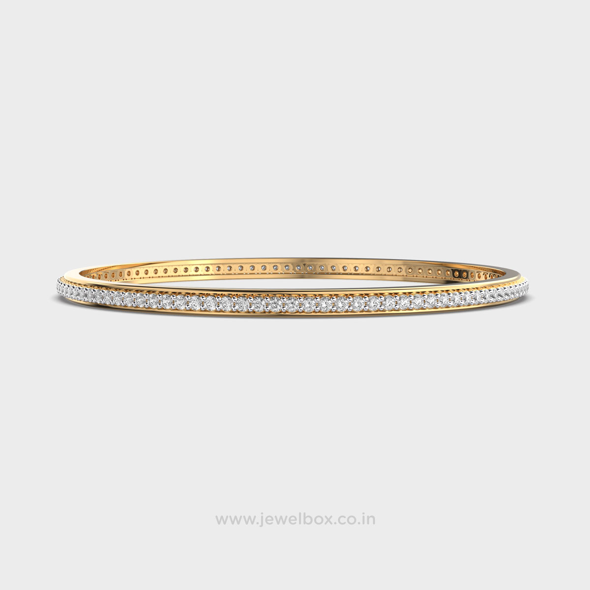 Gleaming Intricate Diamond Bangle