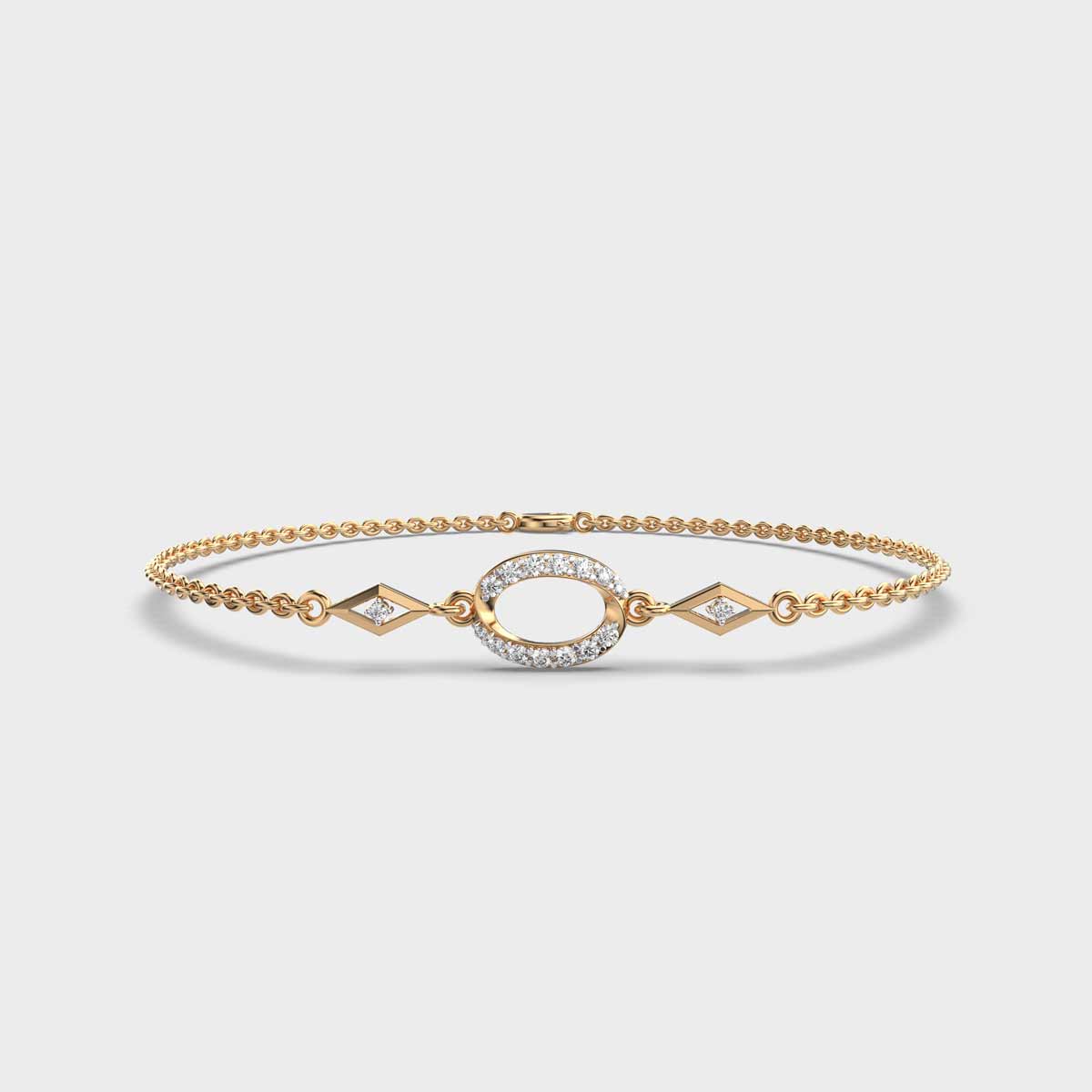 Loop of Energy Diamond Bracelet