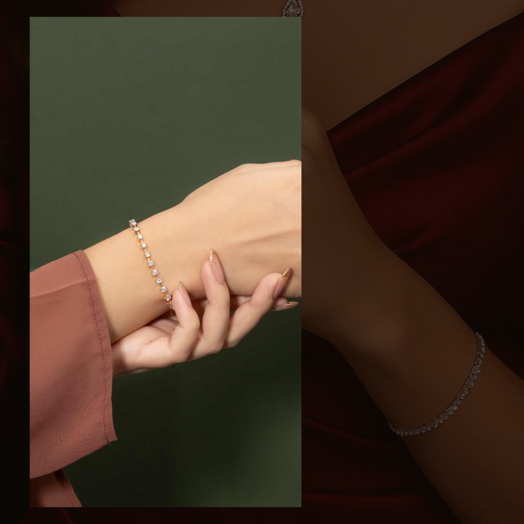 A Tennis Bracelet: Sleek. Sparkly. Timeless.