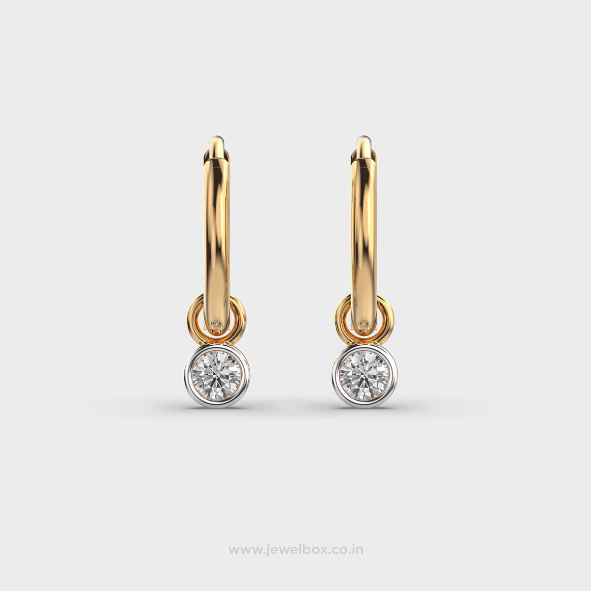Classic Diamond Drop Earrings