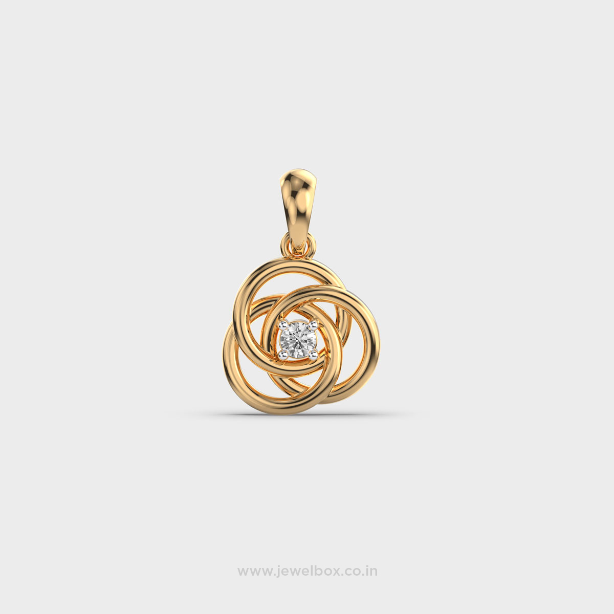 Rose Dreams Diamond Pendant without Chain