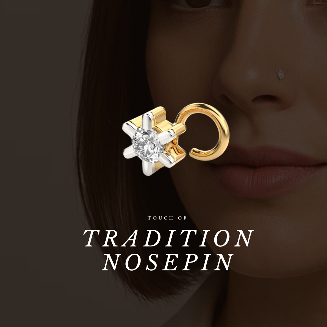 Sleek and Minimal Diamond Nosepin 