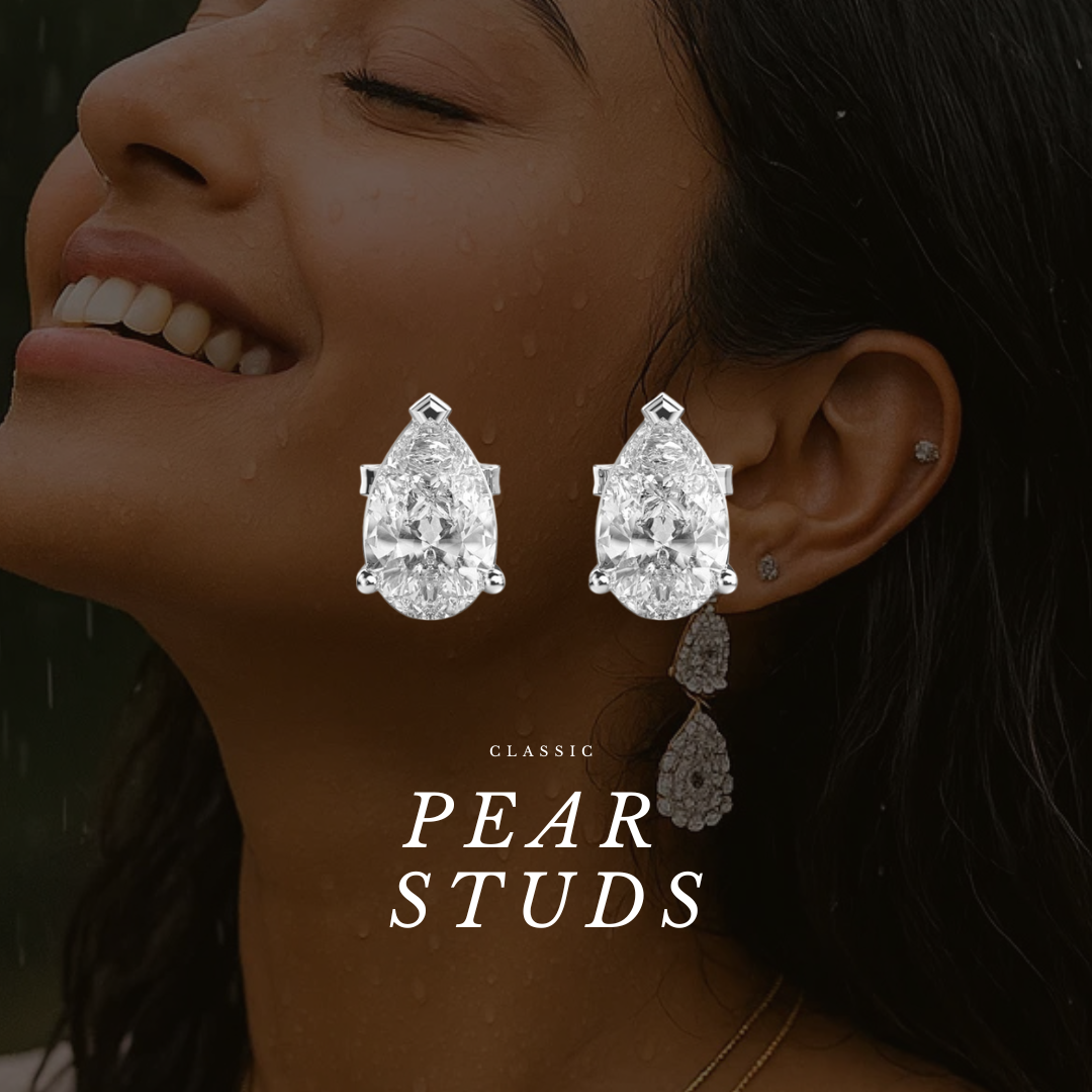 The All Time Chic: Classic Pear Studs 