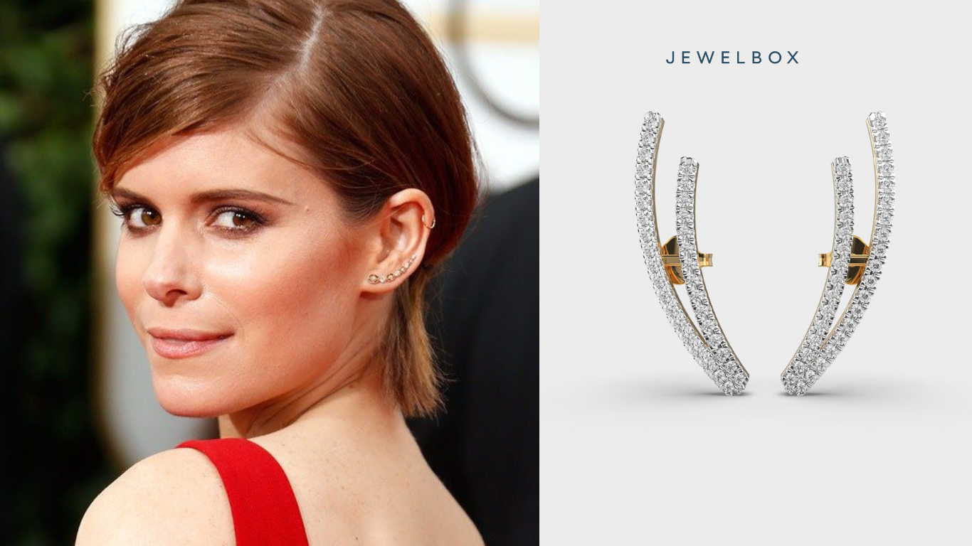 Elevate Your Look with Elegant Ear Piercing Jewellery from Jewelbox 7 Enchanting Arc Diamond Ear Cuffs for Piercings