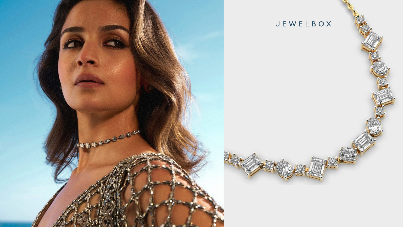 Alia Bhatt’s Classic Mixed Diamond Choker
