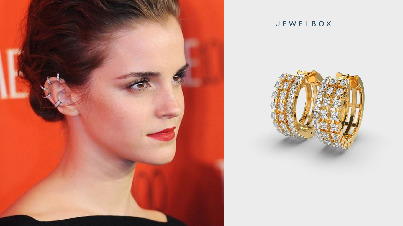 Elevate Your Look with Elegant Ear Piercing Jewellery from Jewelbox 8 Ever Charming Diamond Hoops for Ear Piercings