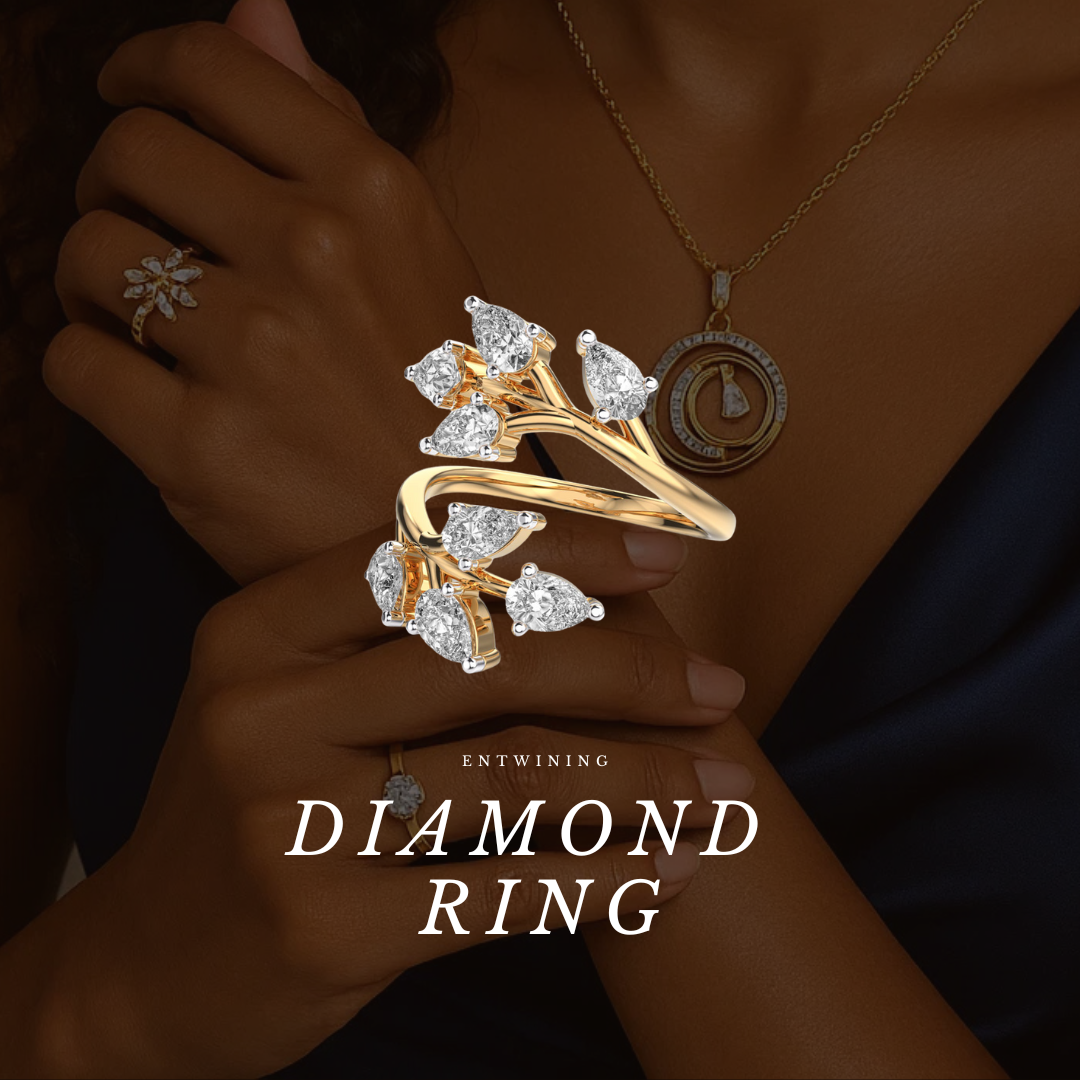 Entwining Diamond Ring