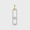 Oval Radiance Diamond Pendant