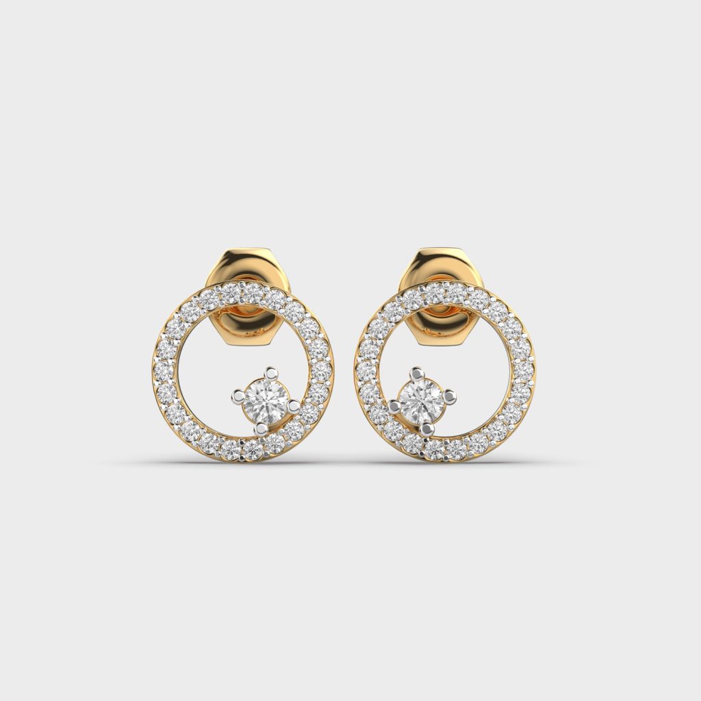 Lustre-Loop-Diamond-Earrings 
