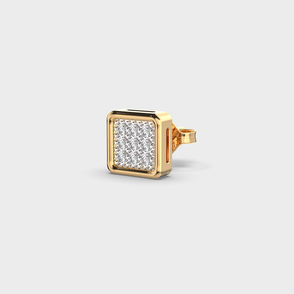 Match Court Men’s Diamond Studs:  Rakhi Gift for Brothers With Swagger
