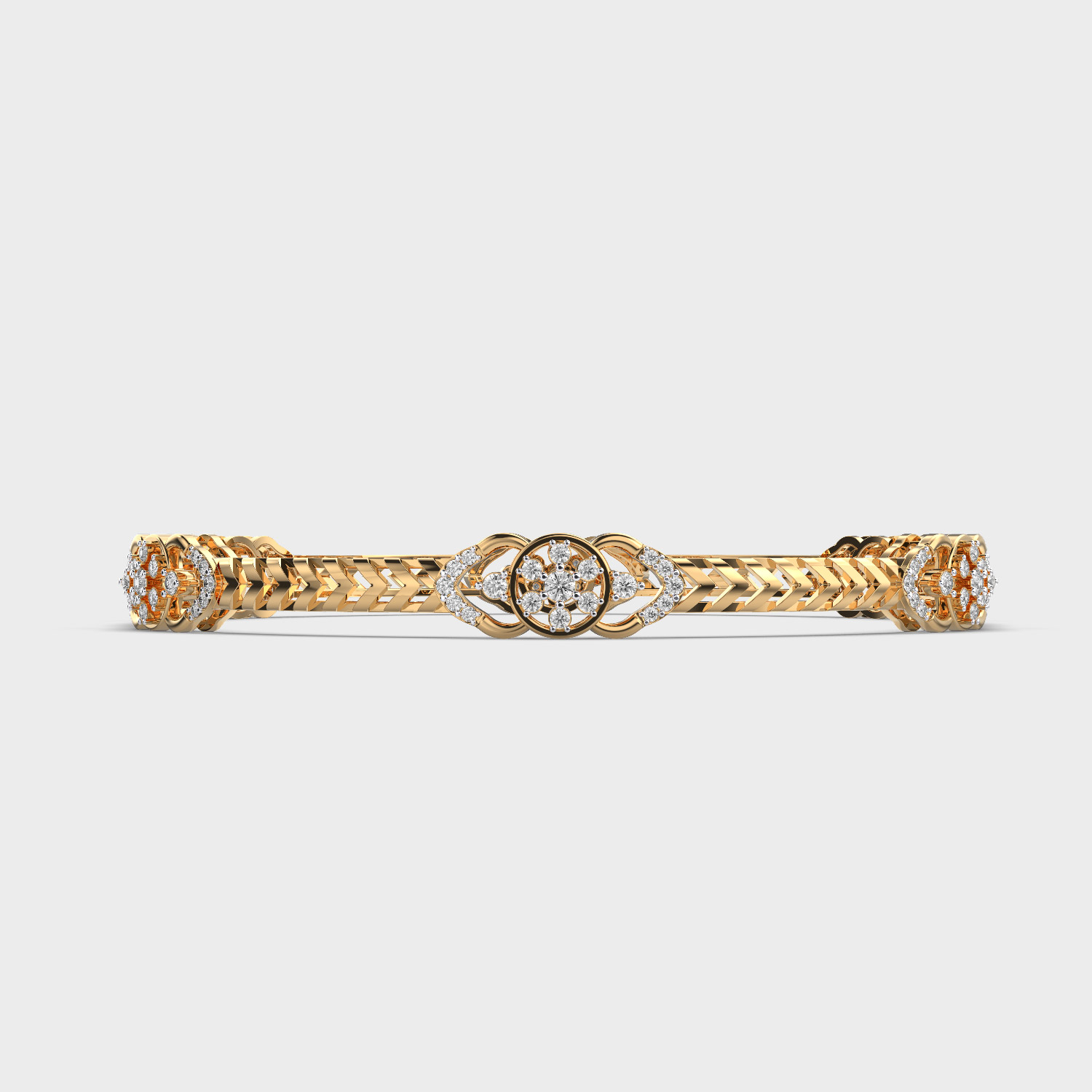 Mystic Aura Diamond Bangle