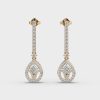 Adventurous Drops Diamond Earrings