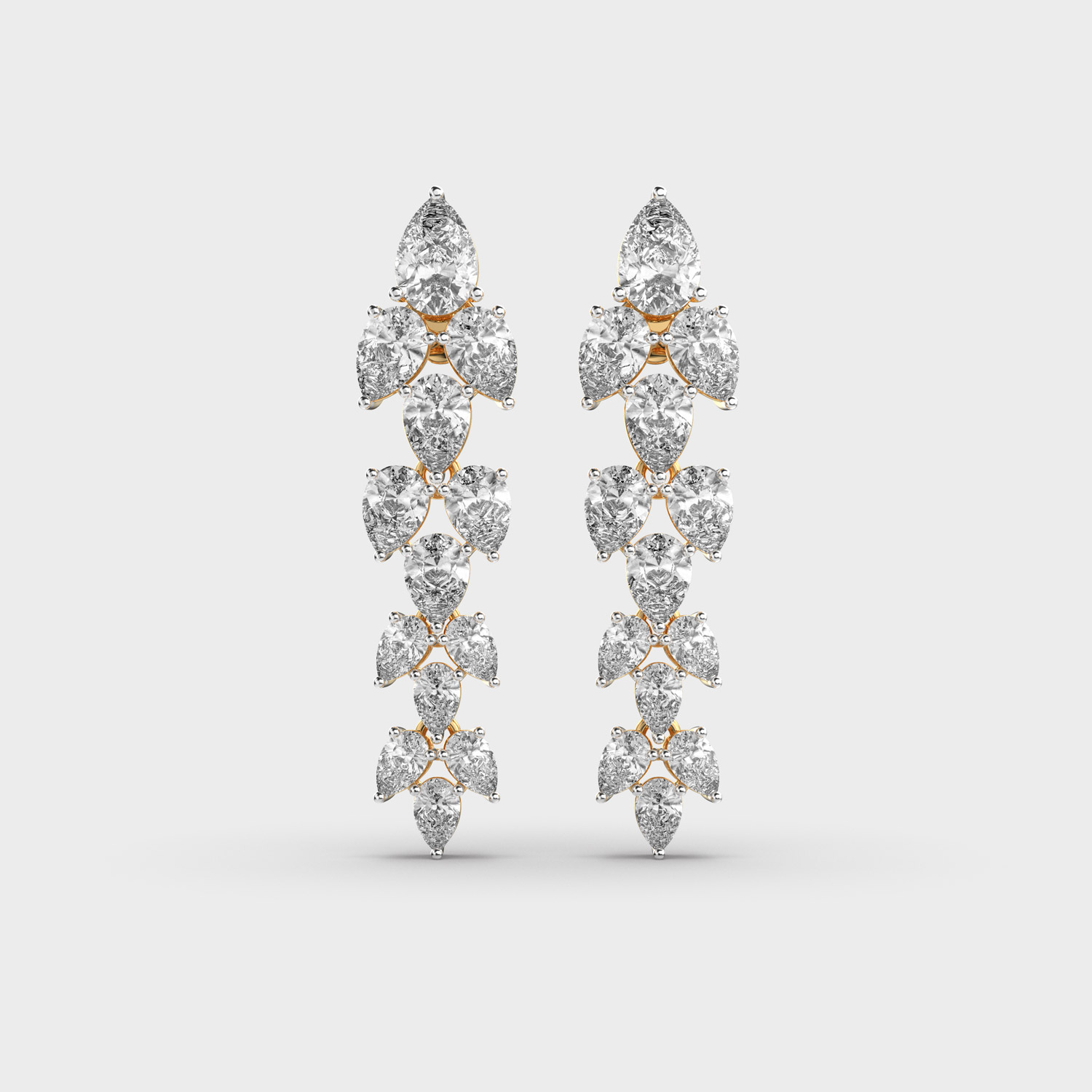 Wisteria Lume Diamond Earrings