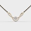 Elegant Diamond Mangalsutra Pendant
