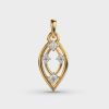 Clustered Together Diamond Pendant