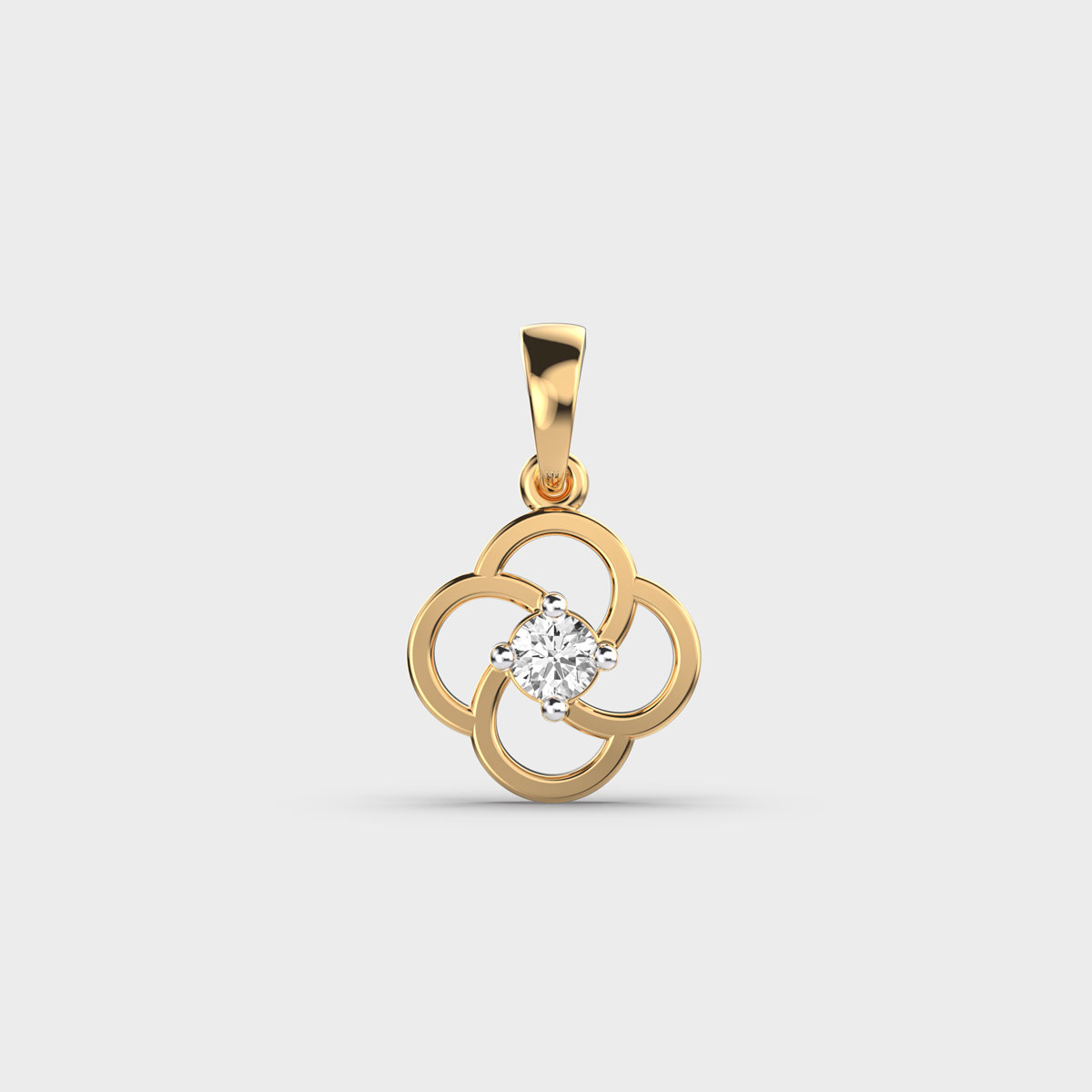 Lucky Bloom Diamond Pendant