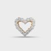 Emblished Heart Diamond Pendant