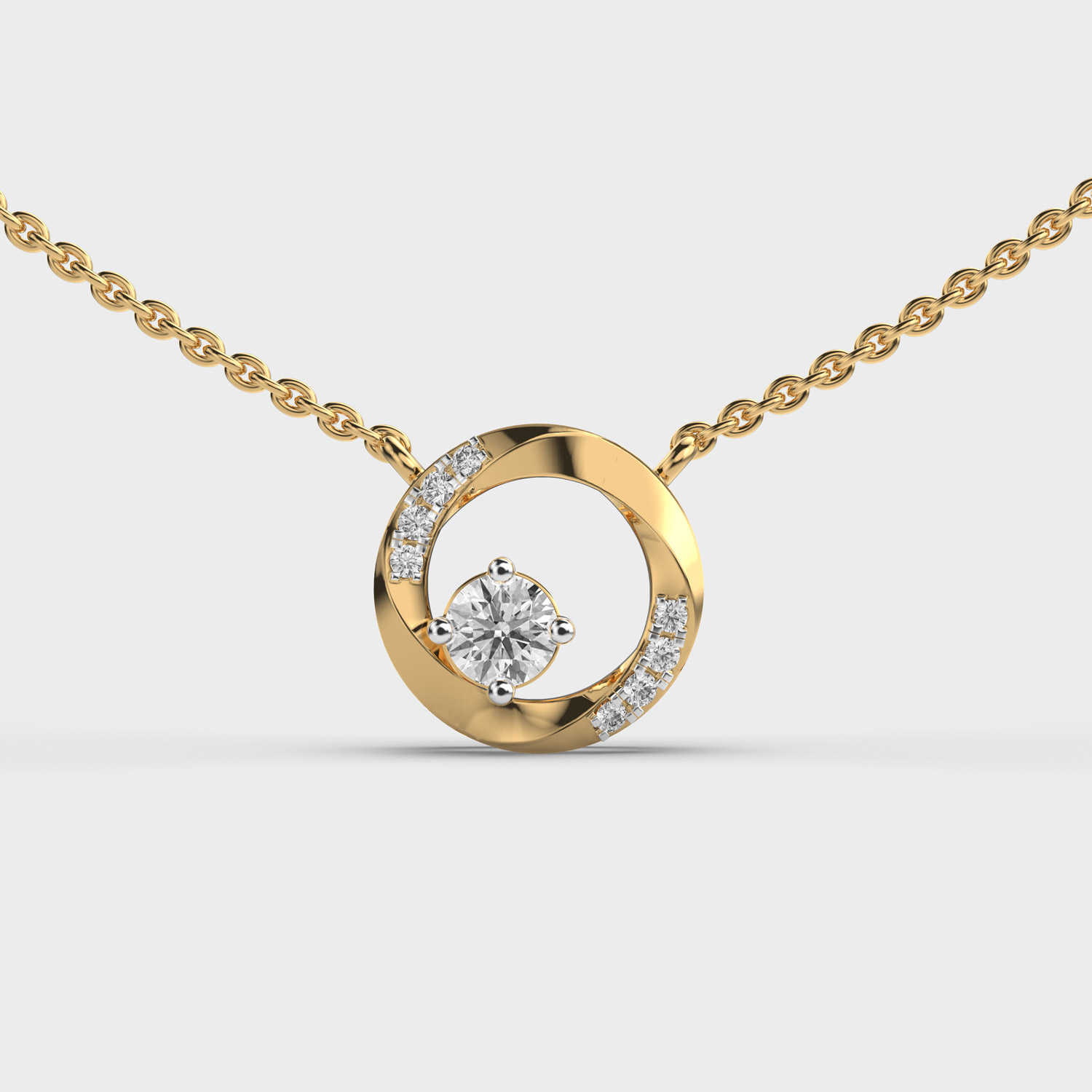 Encircling You Diamond Pendant