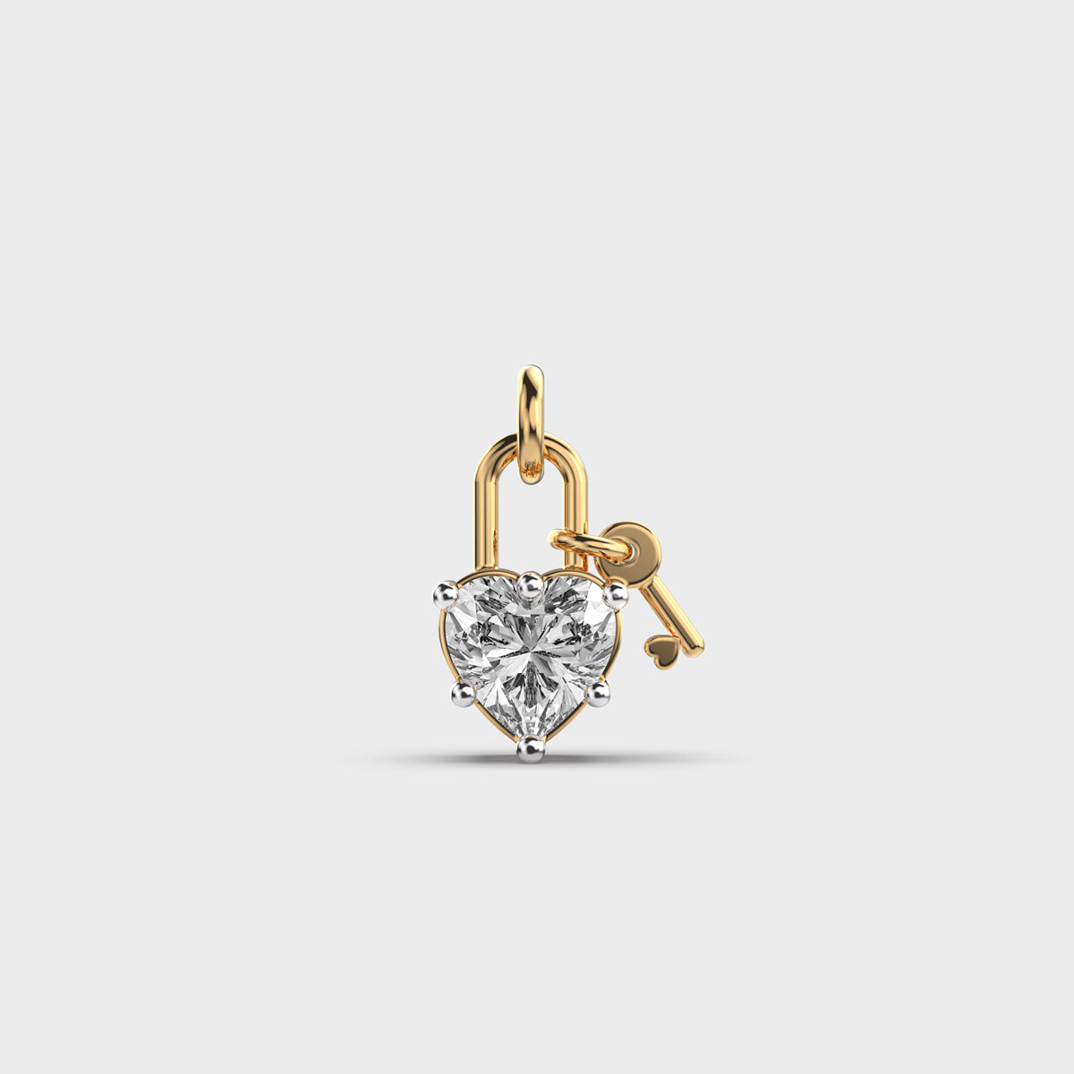 Key To My Heart Diamond Pendant
