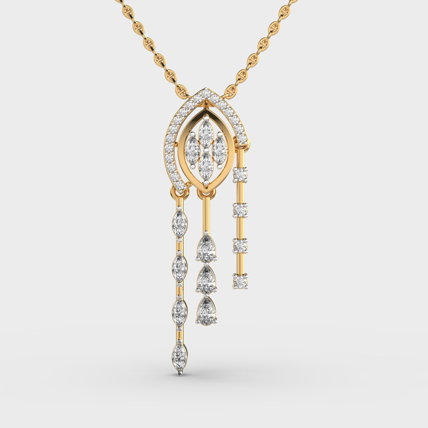 Drizzling Diamonds Pendant