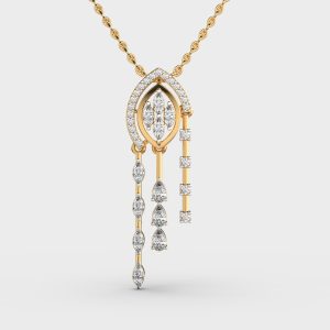Elegant Marquise Diamond Pendant