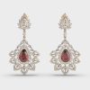 Graceful Chandelier Diamond Earrings