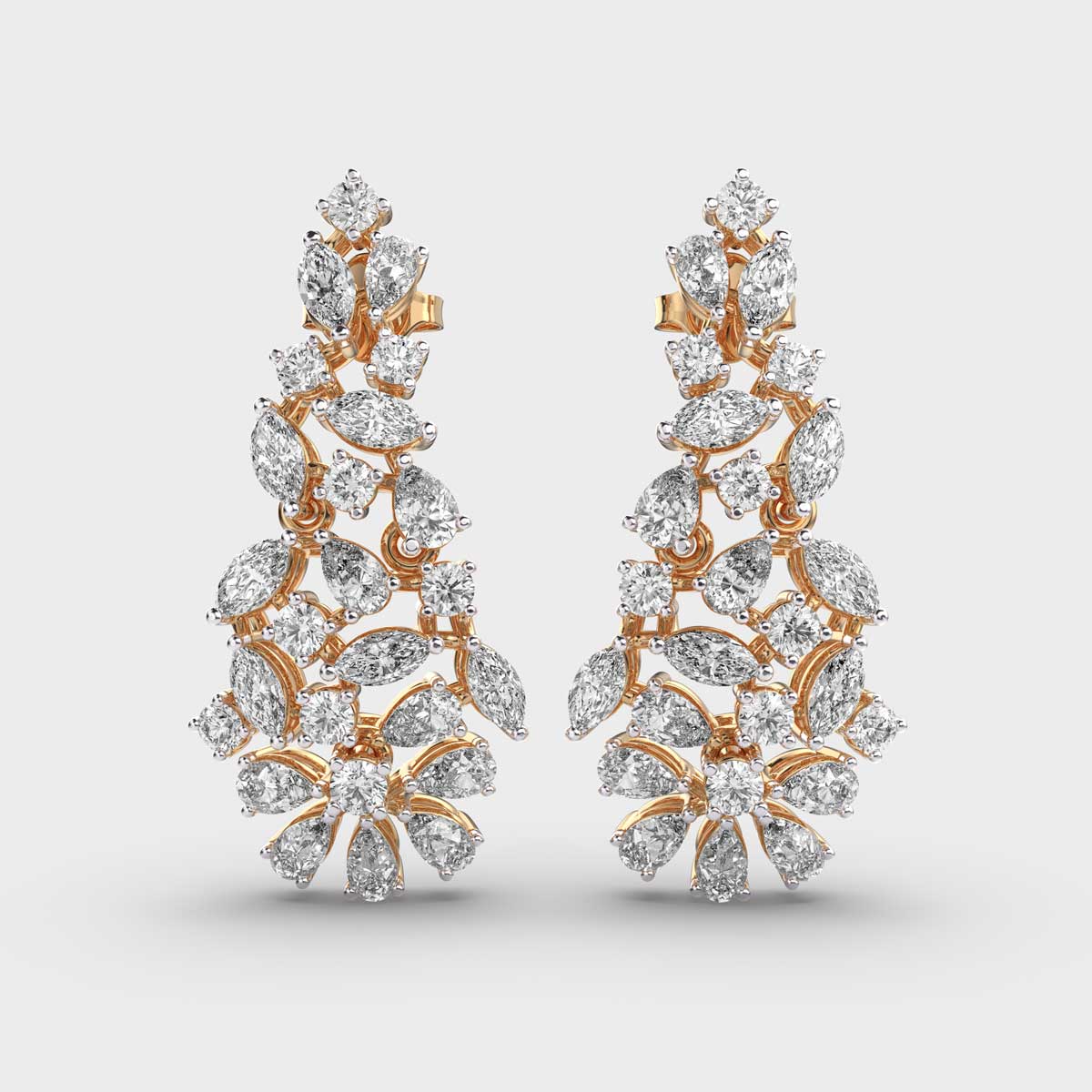 Royal Elegance Diamond Earring