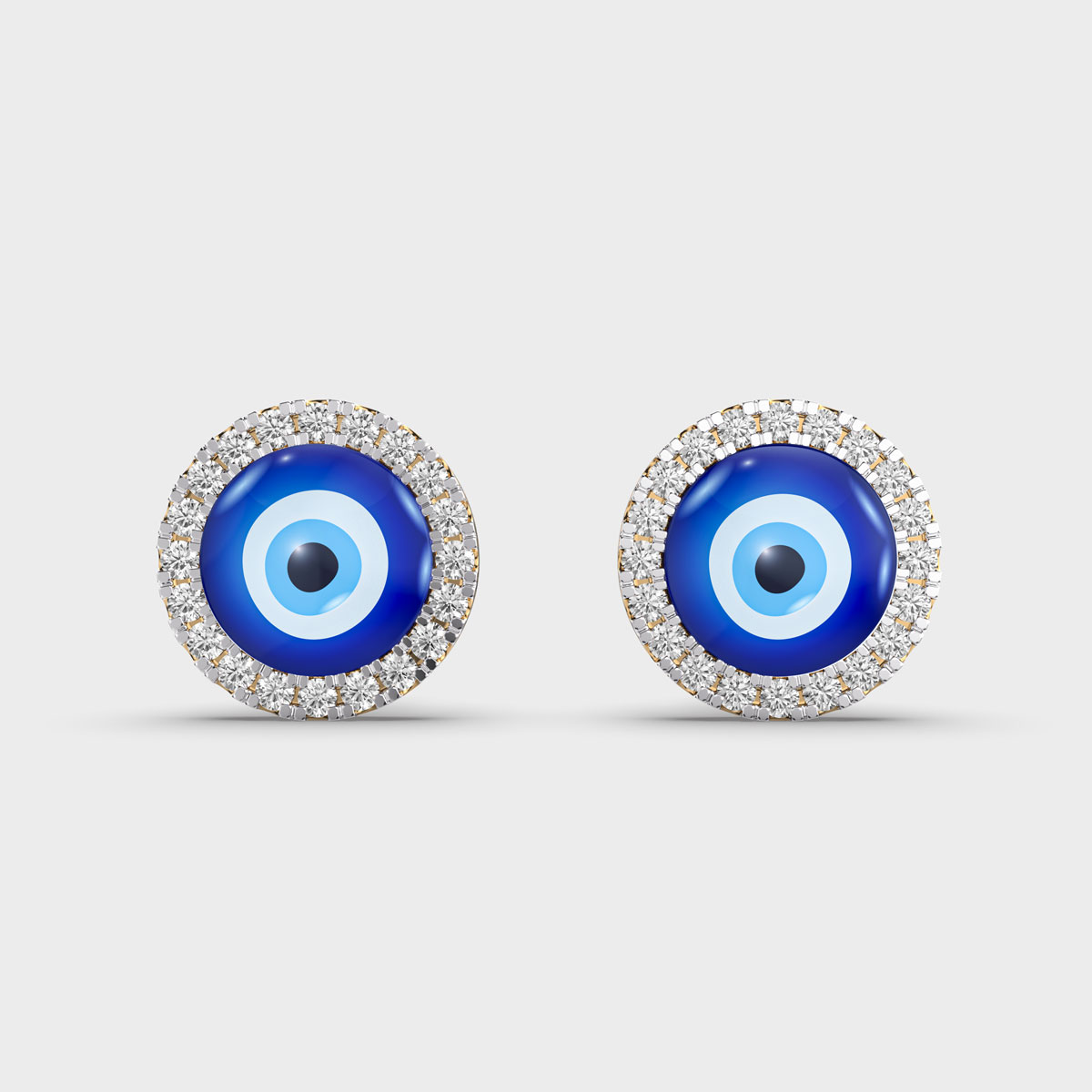 Trending Evil Eye Diamond Studs