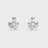 Tulip Glam Diamond Studs