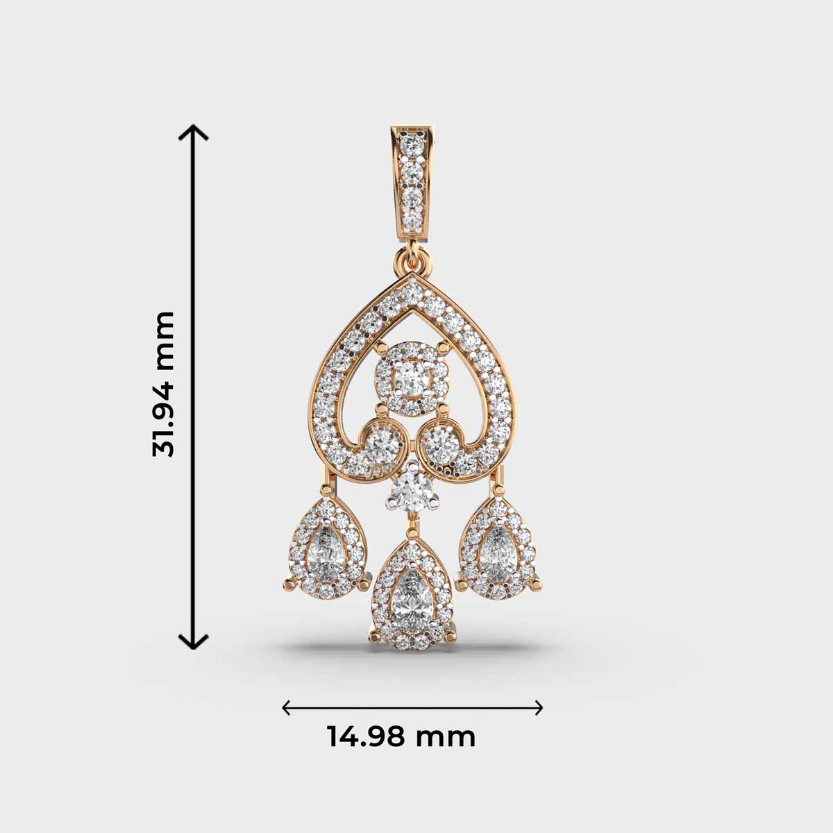 Hello Senorita Diamond Pendant (Without Chain)