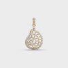 Classy Ornate Diamond Pendant (Without Chain)
