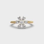 Petal Prism Diamond Ring