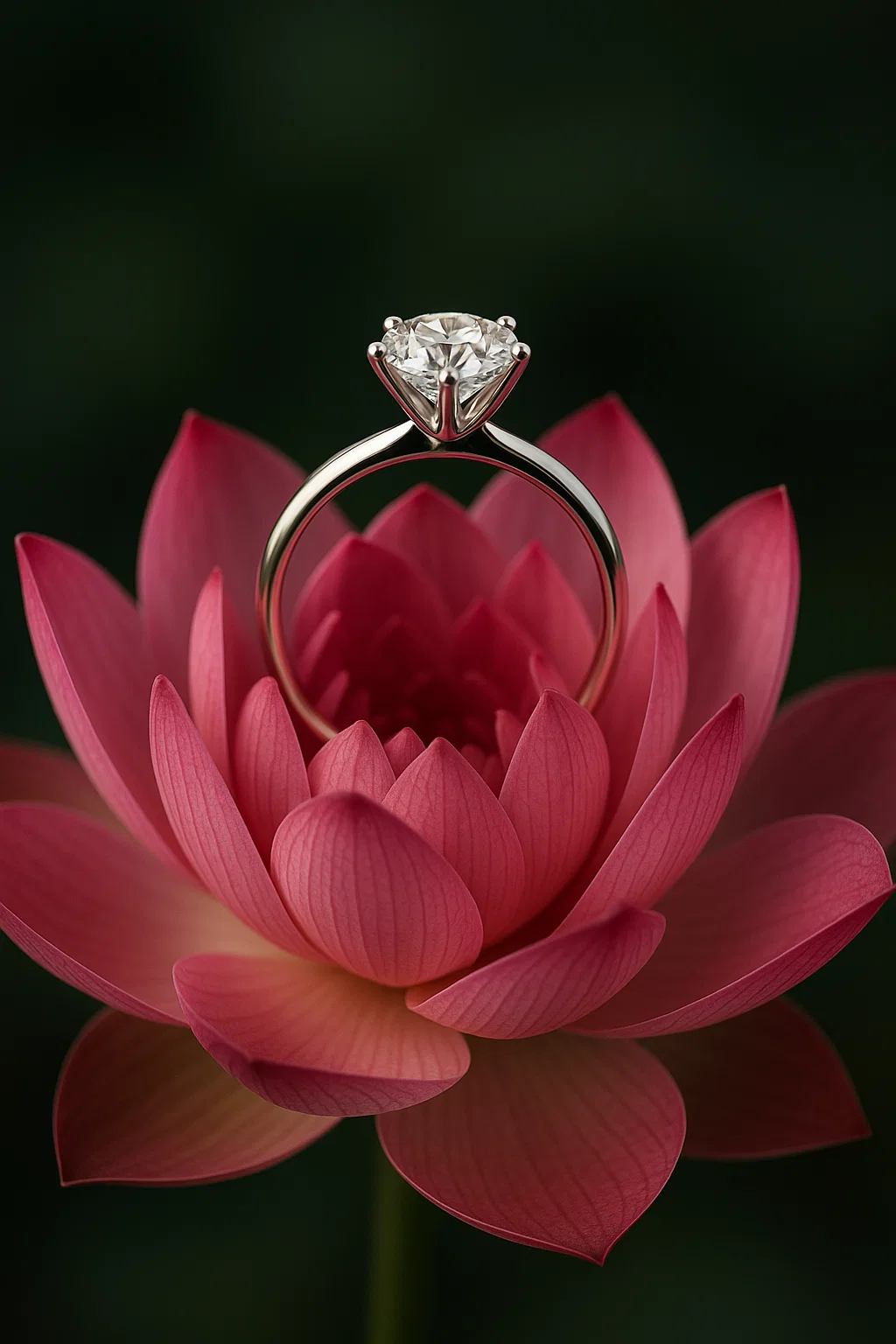 Padma Cut Diamond Ring 